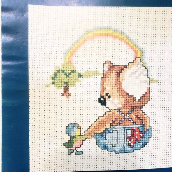 Melbourne & Perth Cross Stitch Pattern Leaflet 534 Green Apple 1982 Easter - Picture 3 of 10